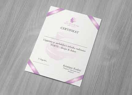 Tisak certifikata 